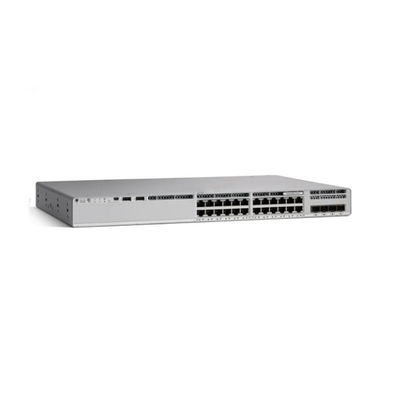 24포트 PoE 4x1G 업링크 스위치 C9200L-24P-4G-E 9200 시리즈 LACP 및 재고 상태