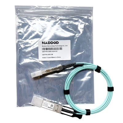 QSFP56 Mellanox MFS1S00-H003E MFS1S00-H050E를 위한 5m 섬유 활성 케이블