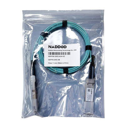 QSFP56 Mellanox MFS1S00-H003E MFS1S00-H050E를 위한 5m 섬유 활성 케이블