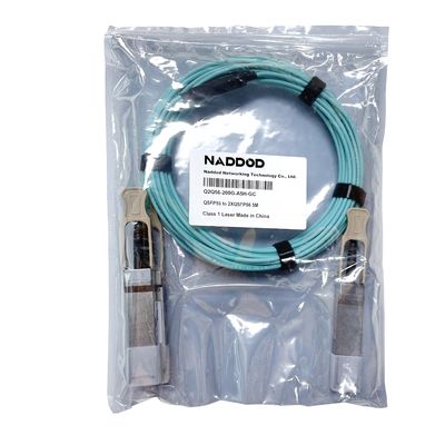 QSFP56 Mellanox MFS1S00-H003E MFS1S00-H050E를 위한 5m 섬유 활성 케이블