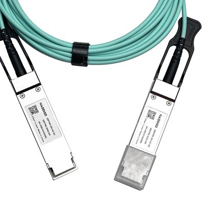 100Gb/S QSFP28 실내 광섬유 케이블 MFA1A00-C100 수동 구리 케이블