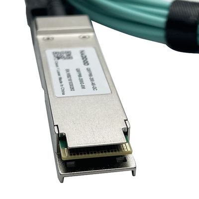 100Gb/S QSFP28 실내 광섬유 케이블 MFA1A00-C100 수동 구리 케이블