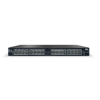 MSN3700-CS2F 100GbE 1U 오픈 이더넷 스위치 32 QSFP28 포트 2 PS AC x86 CPU 표준 깊이 P2C 공기 흐름