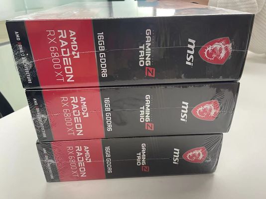GDDR6 256 비트 GPU 카드 RX 6800 XT 2NS 게임 비디오 카드