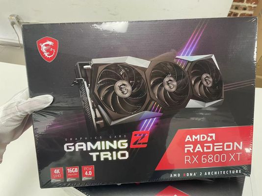 GDDR6 256 비트 GPU 카드 RX 6800 XT 2NS 게임 비디오 카드