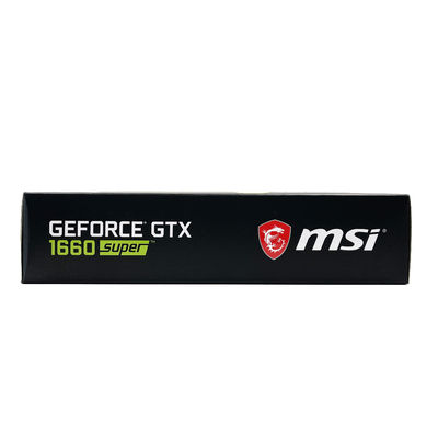 AMD 칩셋 MSI 1660 슈퍼 GPU 카드 6GB 그래픽 비디오 카드 192 비트