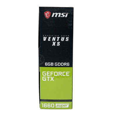 AMD 칩셋 MSI 1660 슈퍼 GPU 카드 6GB 그래픽 비디오 카드 192 비트