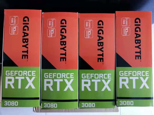 1710Mhz 코어 클럭 GPU 카드 기가바이트 GeForce RTX 3080 게임 비디오 카드