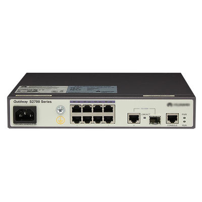S2700-9TP-SI-AC 8 포트 이더넷 10/100 네트워크 스위치 32 Gbit/s 스위칭 용량