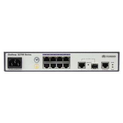S2700-9TP-SI-AC 8 포트 이더넷 10/100 네트워크 스위치 32 Gbit/s 스위칭 용량