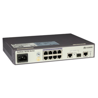 S2700-9TP-SI-AC 8 포트 이더넷 10/100 네트워크 스위치 32 Gbit/s 스위칭 용량